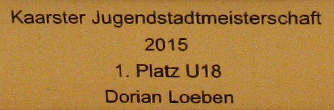 2015 Kaarster Jugendstadtmeister
