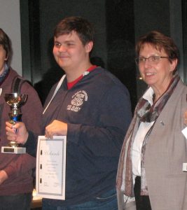 Siegerehrung der offenen Kaarster Schach Jugendstadtmeisteraschaften