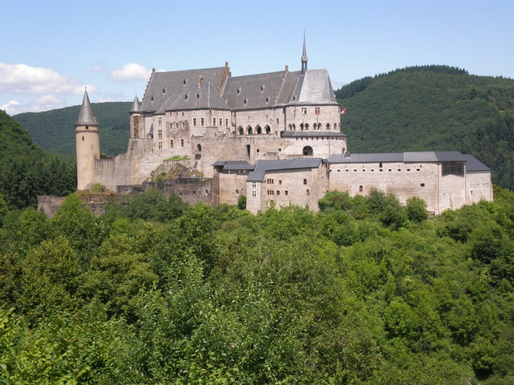 Burg Vianden in Luxemburg